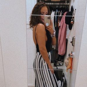 Black Low-Back Bodysuit